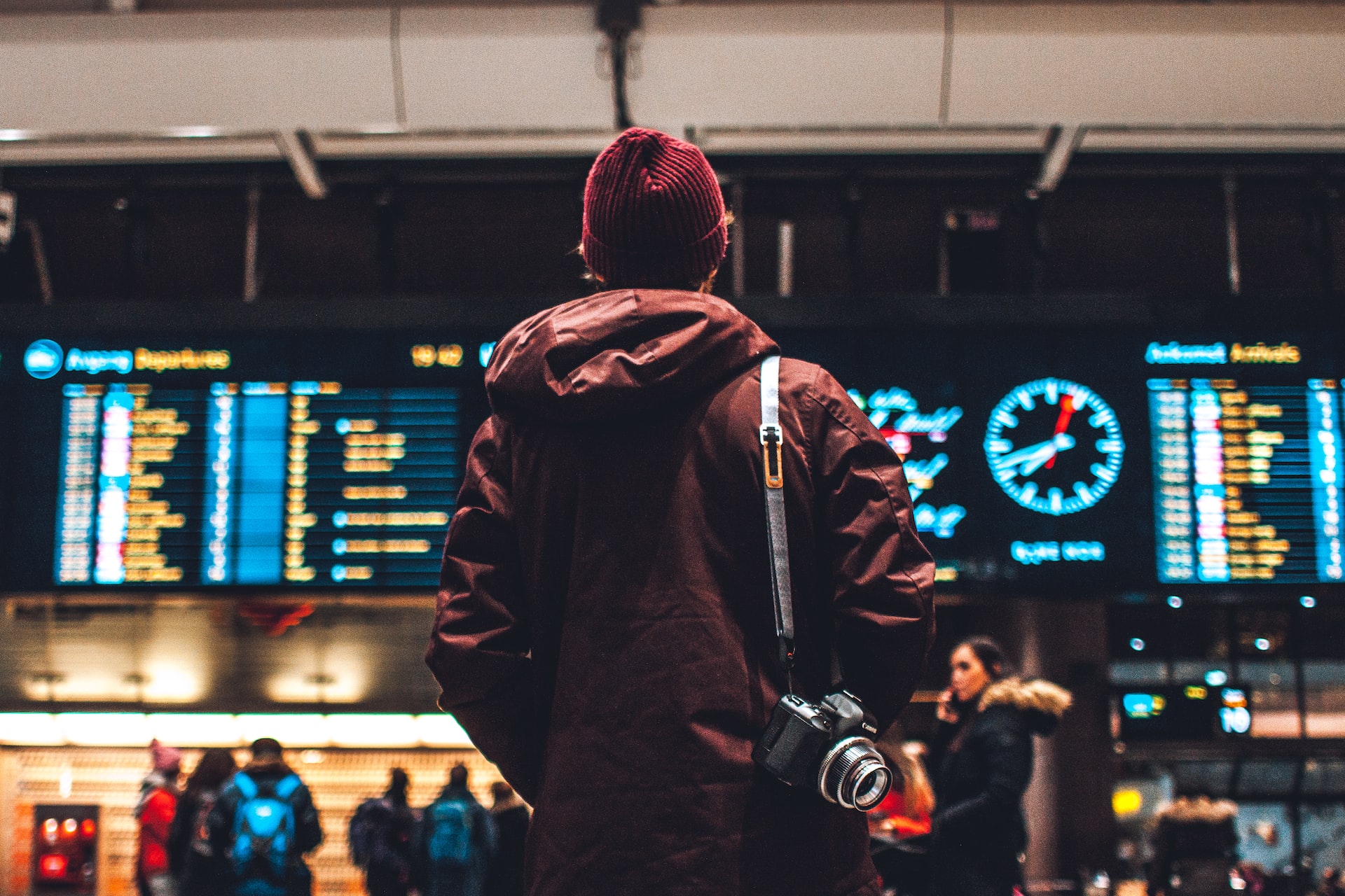 Man at the airport
